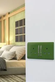 Moss Green Wiring Accessories Trendi Decorative Screwless